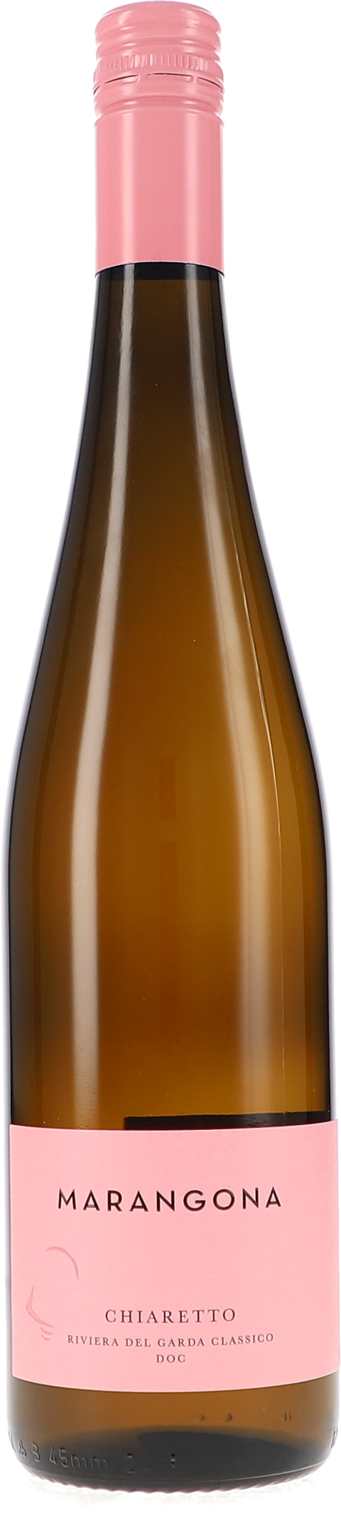 Weinflasche Marangona Chiaretto Riviera del Garda Classico DOC, Roséwein aus der Lombardei
