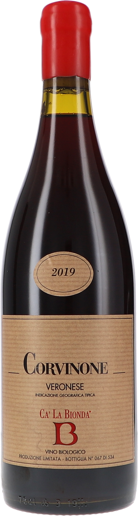 Ca´ La Bionda Corvinone IGT 2019 BIO