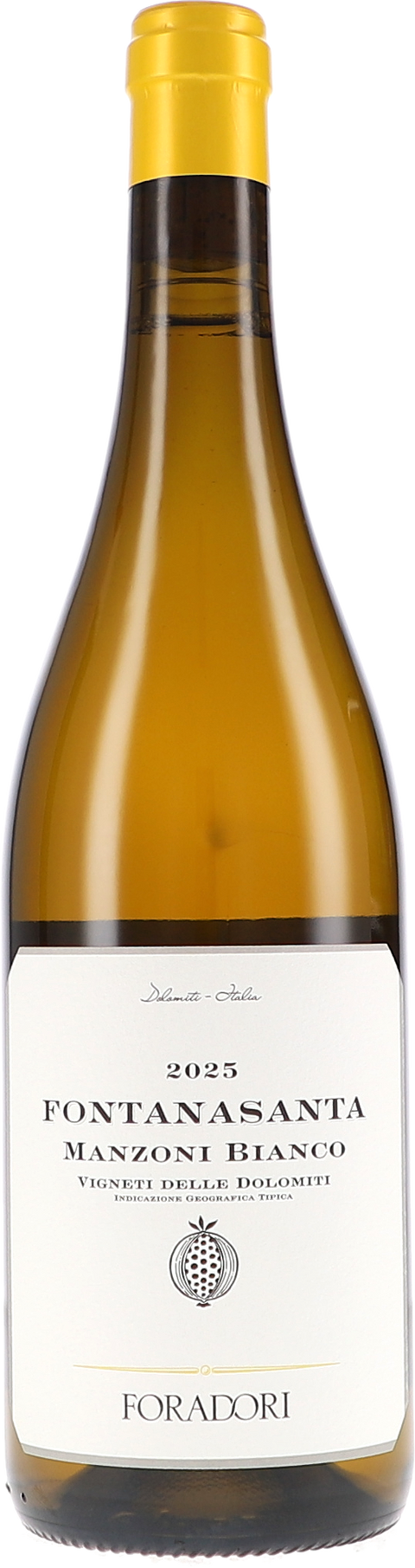 Foradori Fontanasanta Manzoni Bianco Vigneti delle Dolomiti IGT 2025 BIO
