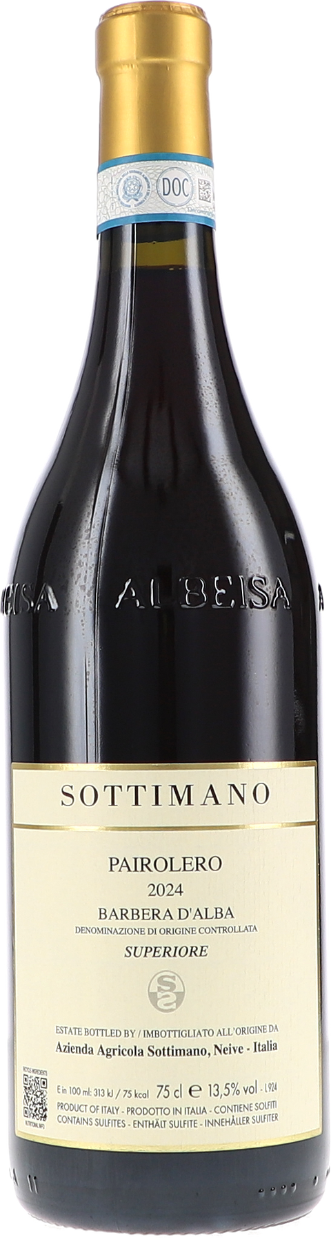 Sottimano Pairolero, Barbera d'Alba DOC Superiore 2024
