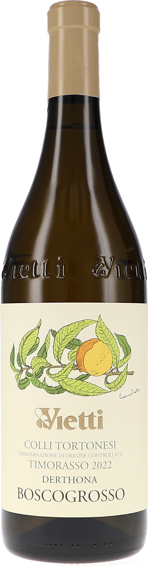 Weinflasche Vietti Timorasso Boscogrosso DOC, Weißwein aus dem Piemont