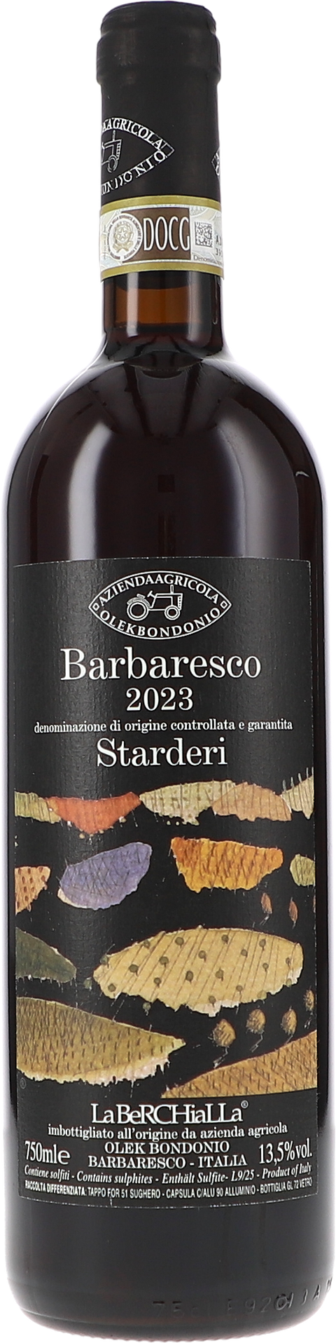 Olek Bondonio Barbaresco Starderi DOCG 2023