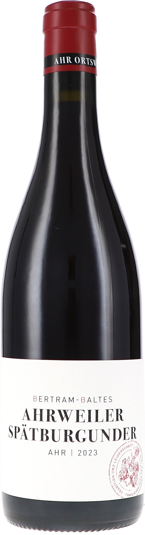 Weinflasche Bertram-Baltes Ahrweiler Spätburgunder, Rotwein von der Ahr