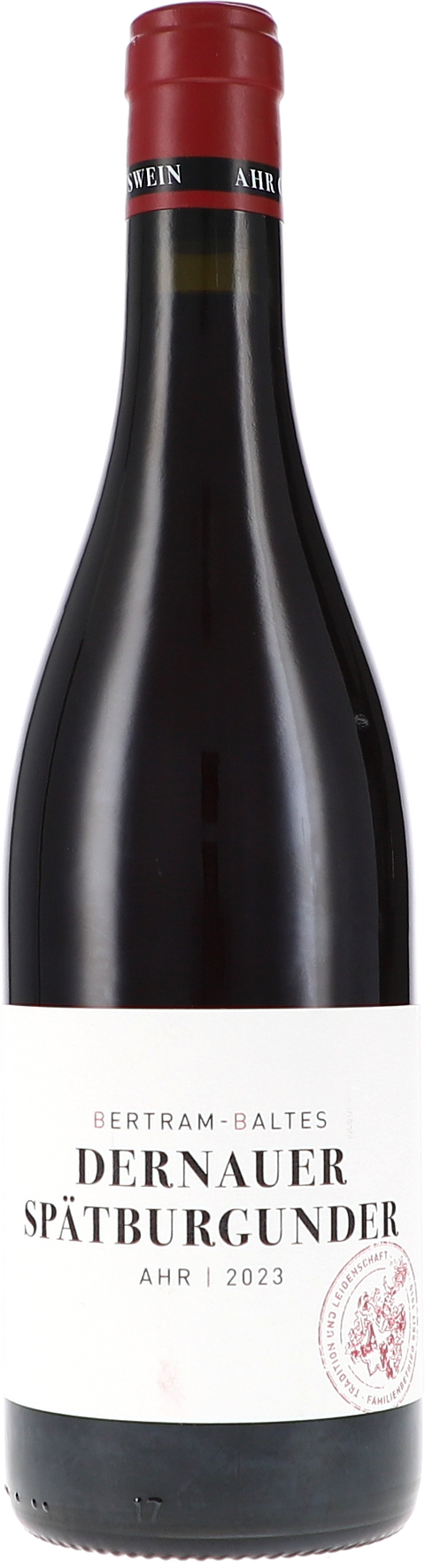 Weinflasche Bertram-Baltes Dernauer Spätburgunder BIO, Rotwein von der Ahr