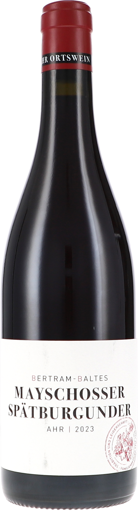 Weinflasche Bertram-Baltes Mayschosser Spätburgunder, Rotwein von der Ahr