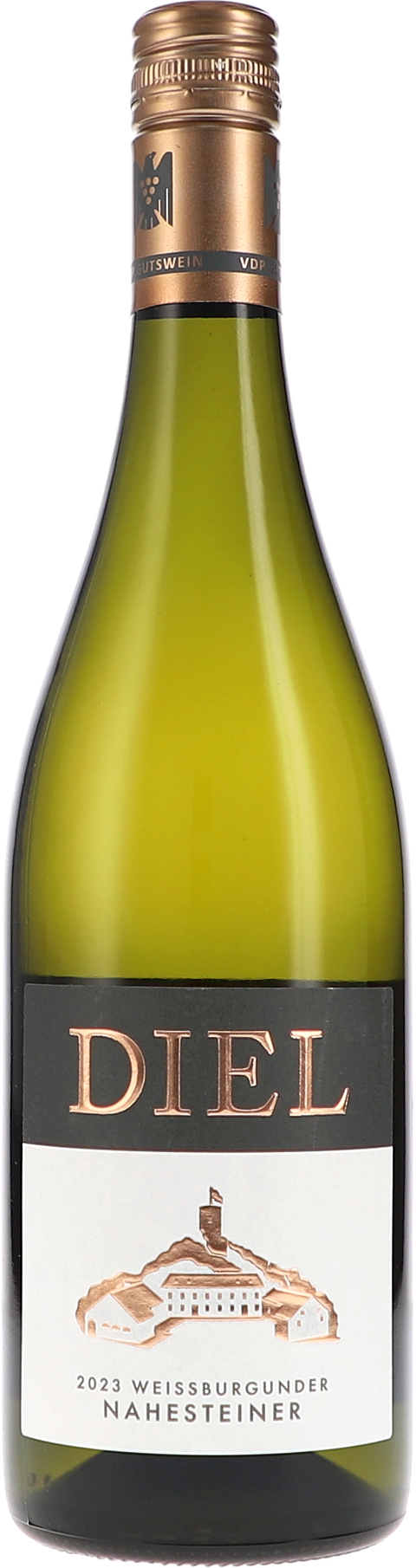 Weinflasche Diel Nahesteiner Weissburgunder, Weißwein von der Nahe