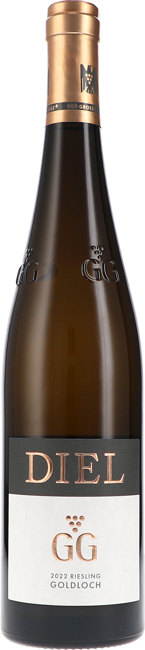 Weinflasche Diel Riesling Goldloch GG, Weißwein von der Nahe