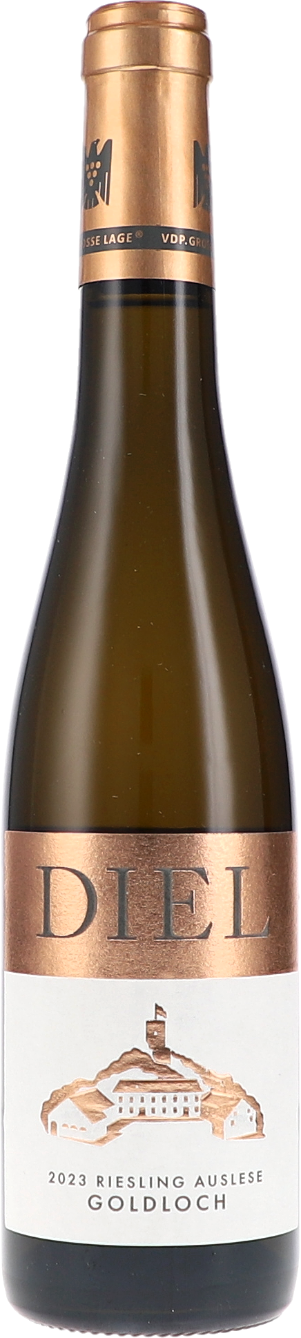 Weinflasche Diel Goldloch Riesling Auslese Grosse Lage, Weißwein von der Nahe