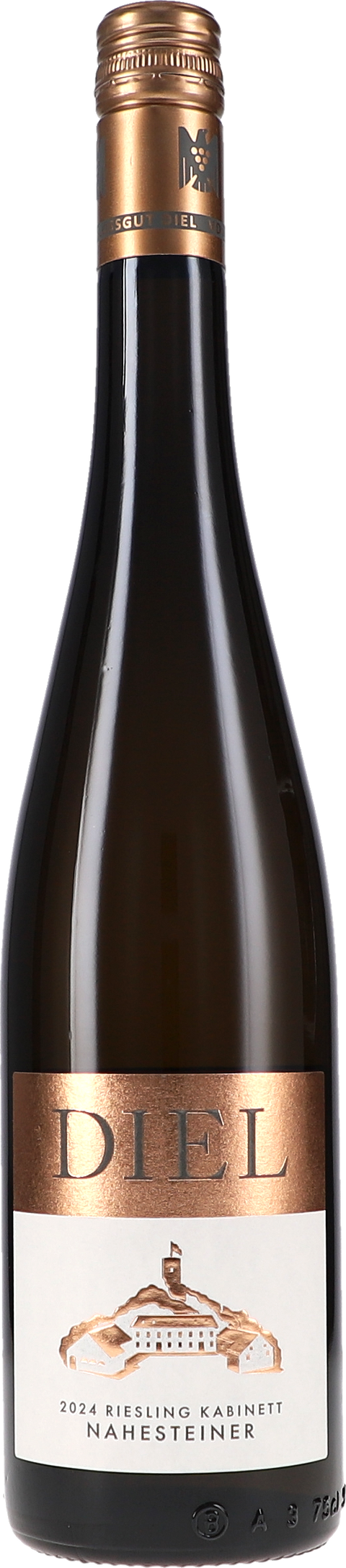 Weinflasche Diel Nahesteiner Riesling Kabinett, Weißwein von der Nahe