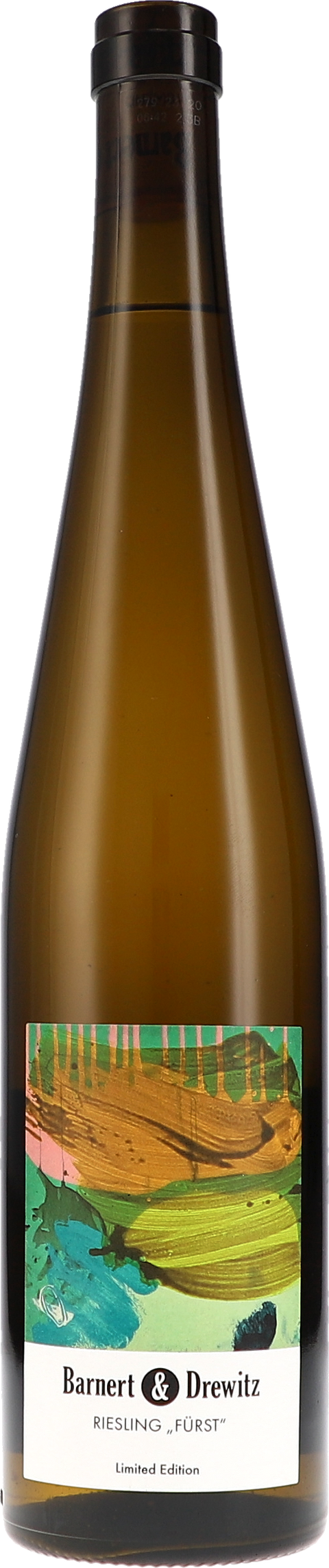 Weinflasche Barnert & Drewitz Riesling „Fürst“ Limited Edition, Weißwein von der Hessischen Bergstraße