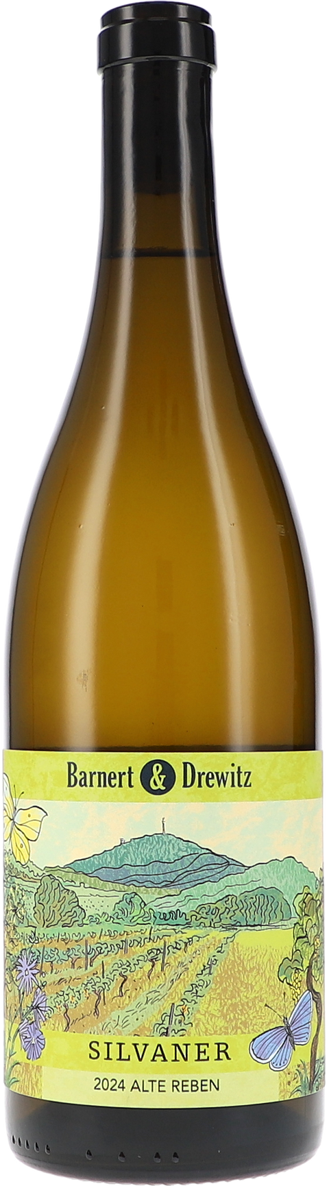 Weinflasche Barnert & Drewitz Silvaner Alte Reben trocken, Weißwein von der Hessischen Bergstraße
