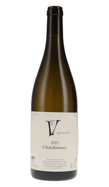Weinflasche Klaus Vorgrimmler Chardonnay BIO, Weißwein aus Baden