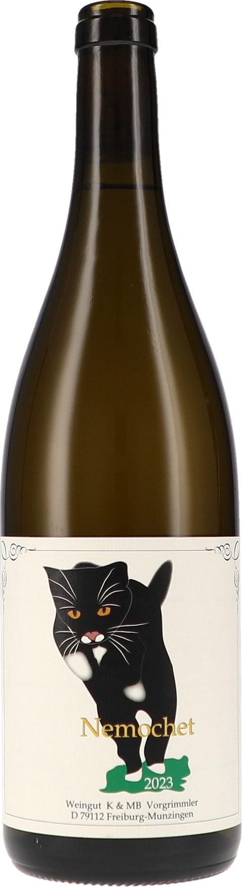 Weinflasche Klaus Vorgrimmler Nemochet BIO, Weißwein aus Baden