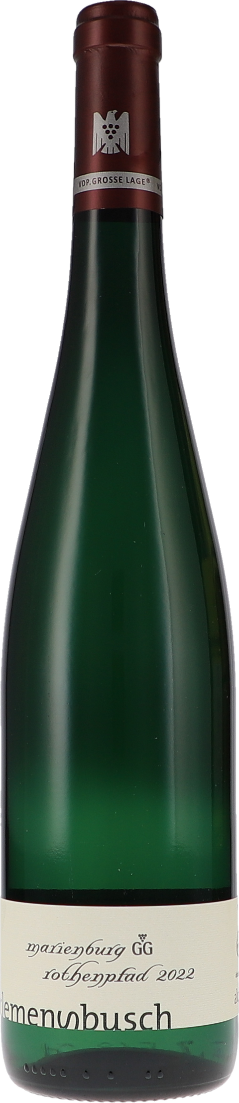 Weinflasche Clemens Busch Riesling Marienburg Grosses Gewächs „Rothenpfad“ BIO, Weißwein von der Mosel