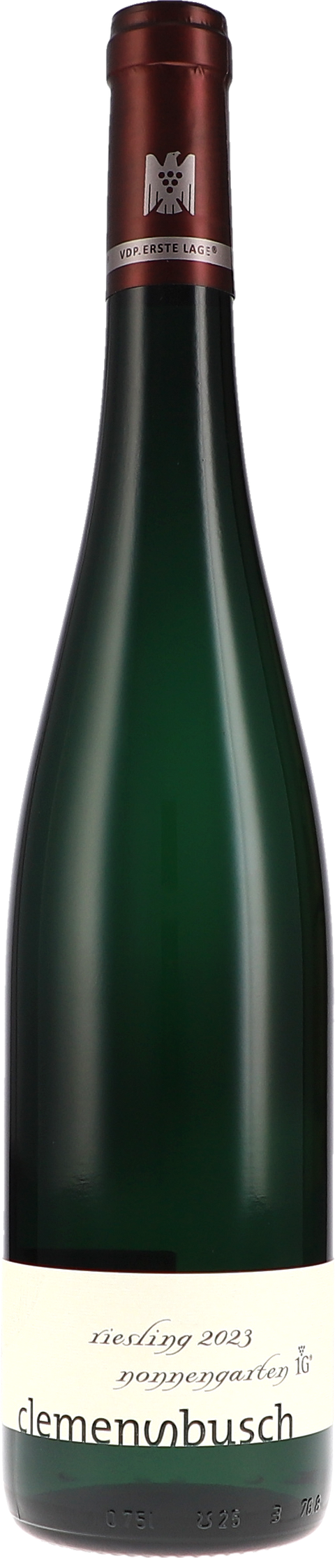 Weinflasche Clemens Busch Riesling Nonnengarten VDP Erste Lage BIO, Weißwein von der Mosel