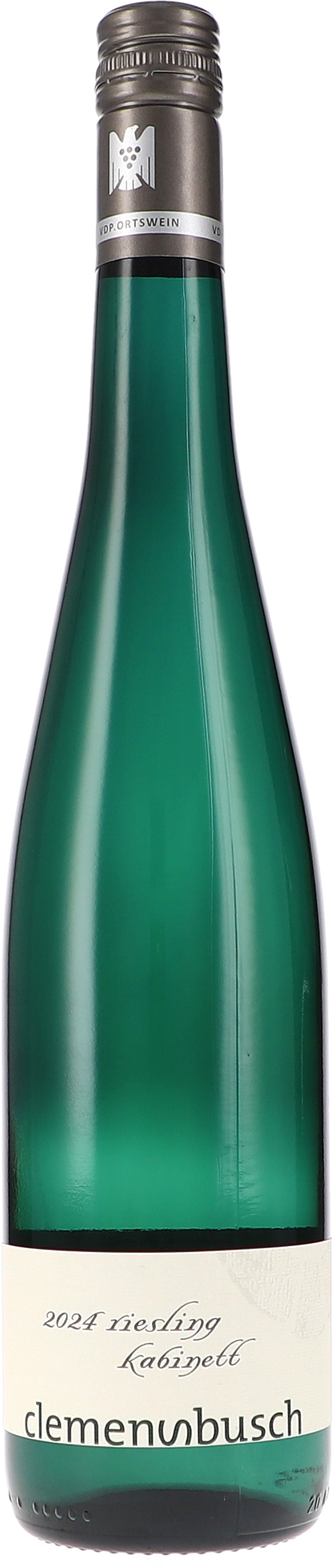 Weinflasche Clemens Busch Riesling Pünderich Kabinett VDP Ortswein BIO, Weißwein von der Mosel
