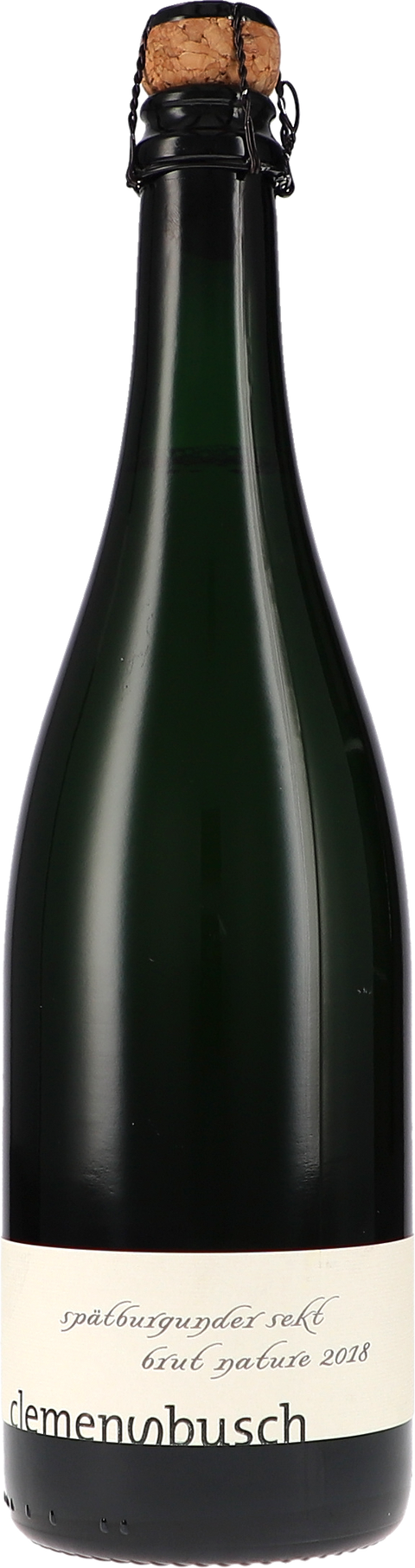Weinflasche Clemens Busch Spätburgunder Sekt Brut Nature BIO, Schaumwein von der Mosel