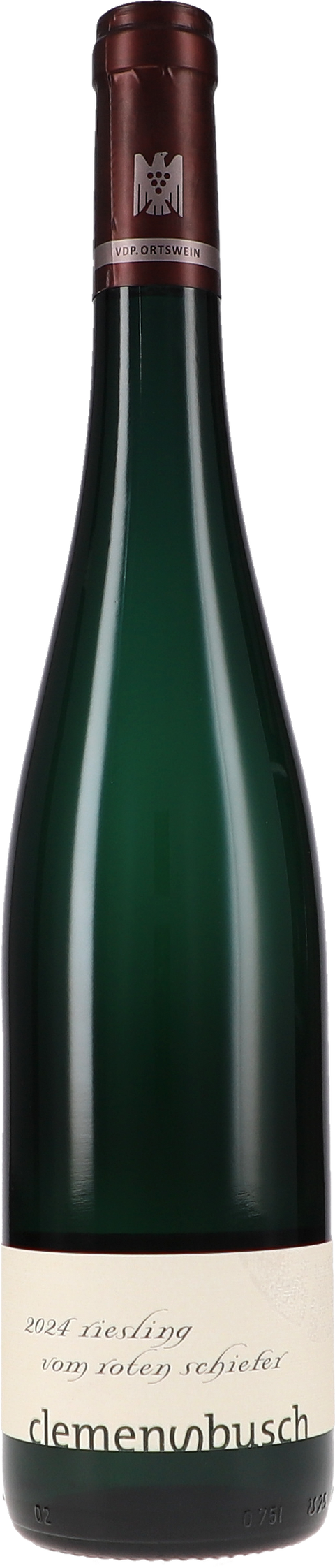 Weinflasche Clemens Busch Riesling „vom roten Schiefer“ BIO, Weißwein von der Mosel