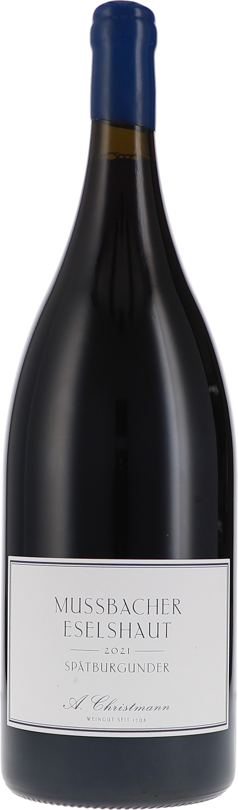 Weinflasche Christmann Mussbacher Eselshaut Spätburgunder VDP Erste Lage BIO, Rotwein aus der Pfalz