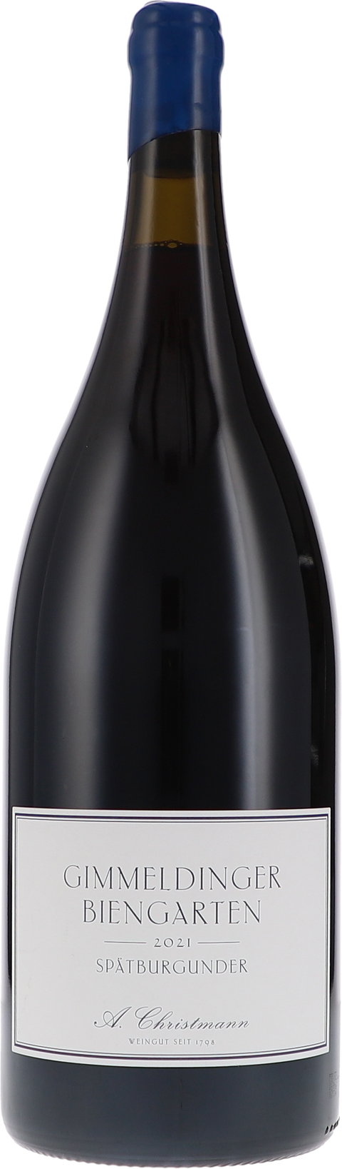 Weinflasche Christmann Gimmeldinger Biengarten Spätburgunder VDP Erste Lage BIO, Rotwein aus der Pfalz