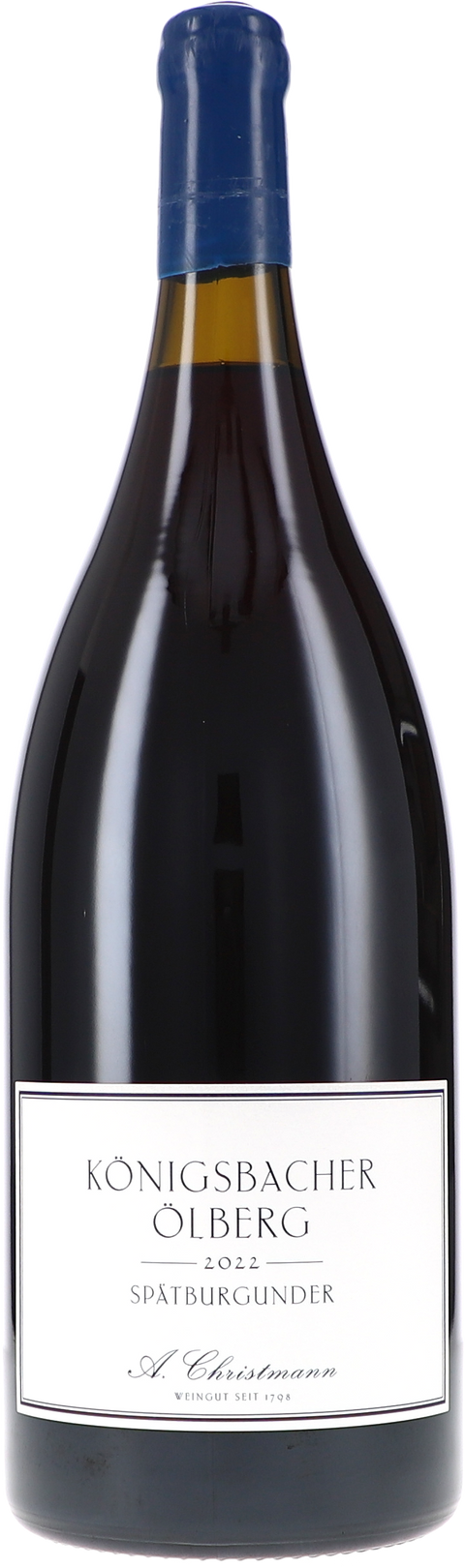 Weinflasche Christmann Königsbacher Ölberg Spätburgunder VDP Erste Lage BIO, Rotwein aus der Pfalz