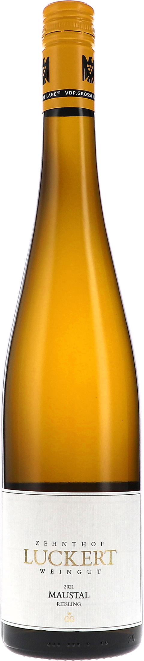 Weinflasche Luckert Zehnthof Maustal Riesling Großes Gewächs BIO, Weißwein aus Franken