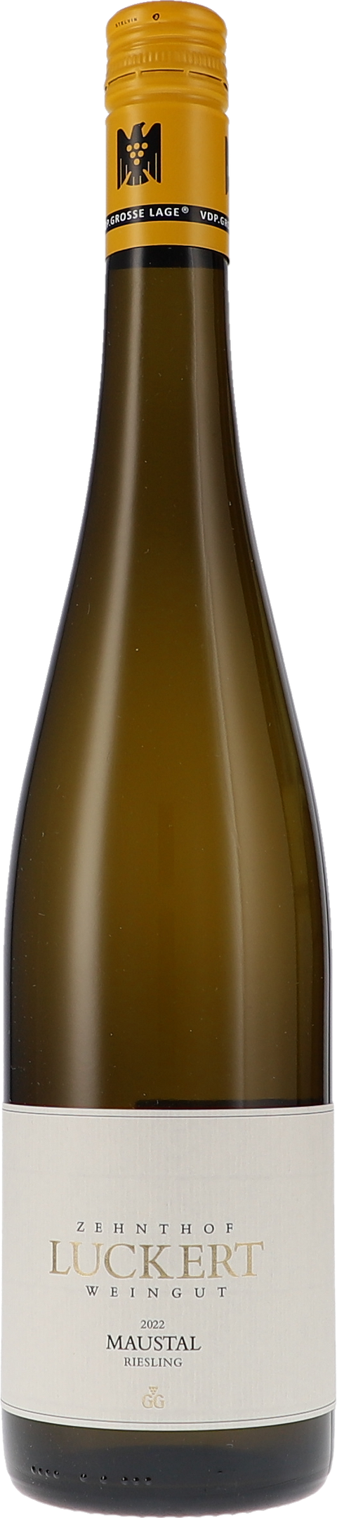Weinflasche Luckert Zehnthof Maustal Riesling Großes Gewächs BIO, Weißwein aus Franken