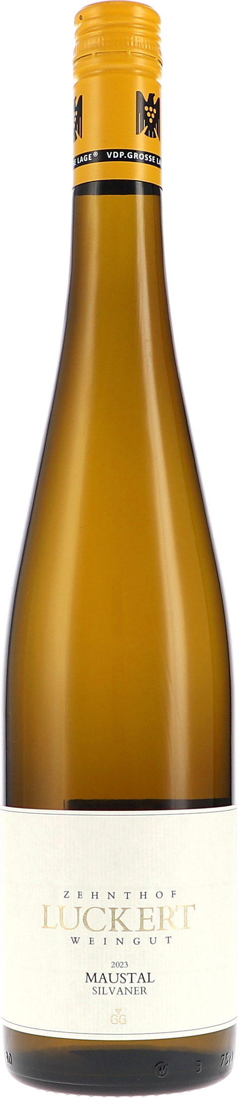 Weinflasche Luckert Zehnthof Maustal Silvaner Großes Gewächs BIO, Weißwein aus Franken