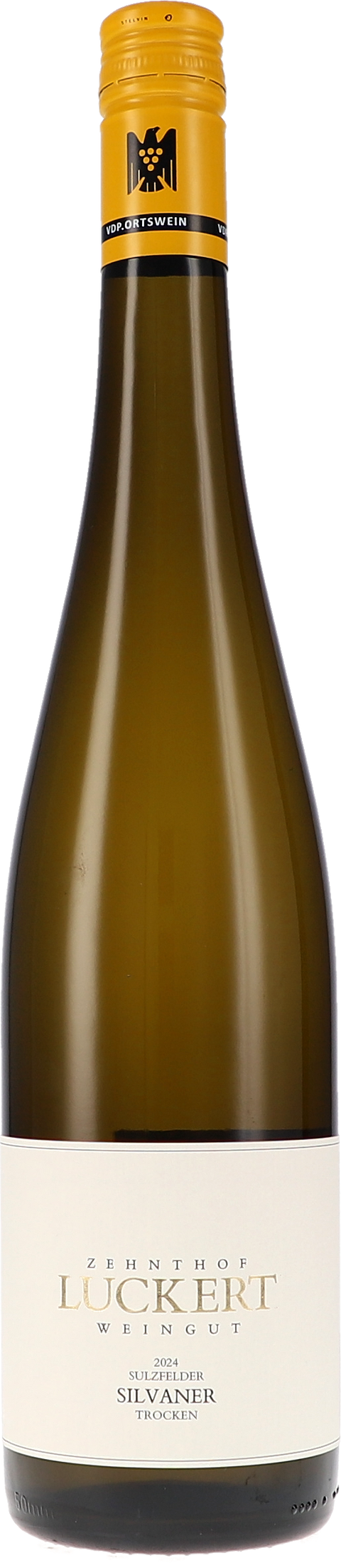 Weinflasche Luckert Zehnthof Sulzfelder Silvaner trocken BIO, Weißwein aus Franken