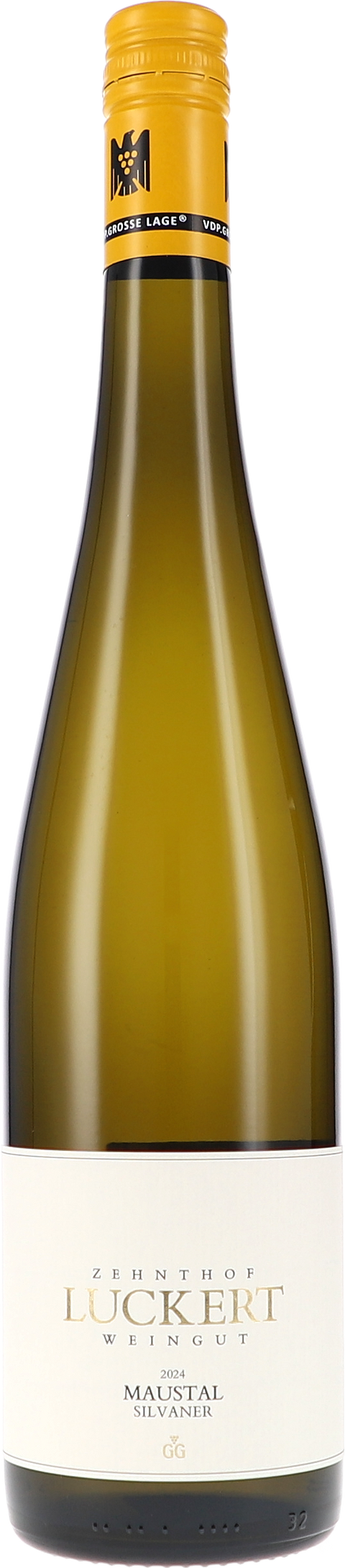 Weinflasche Luckert Zehnthof Maustal Silvaner Großes Gewächs BIO, Weißwein aus Franken