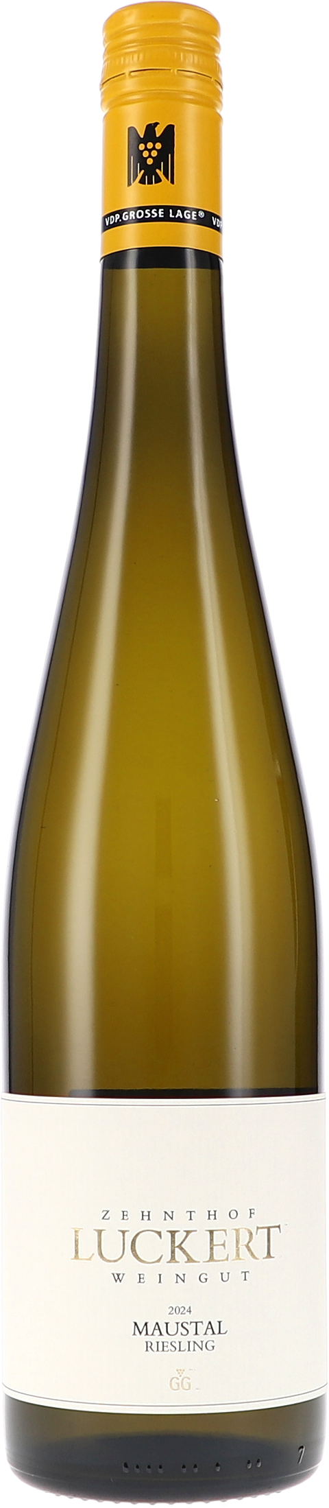 Weinflasche Luckert Zehnthof Maustal Riesling Großes Gewächs BIO, Weißwein aus Franken