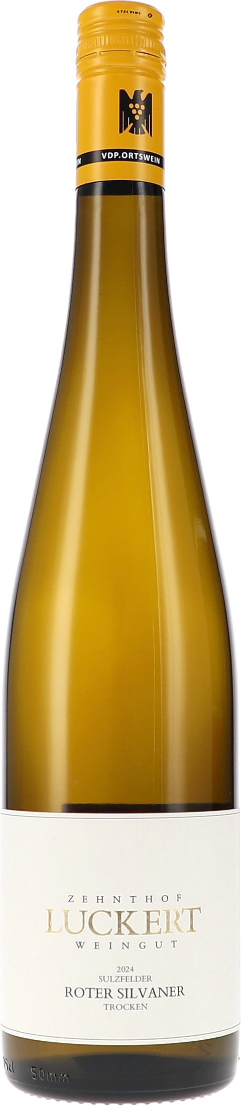 Weinflasche Luckert Zehnthof Sulzfelder Roter Silvaner trocken BIO, Weißwein aus Franken