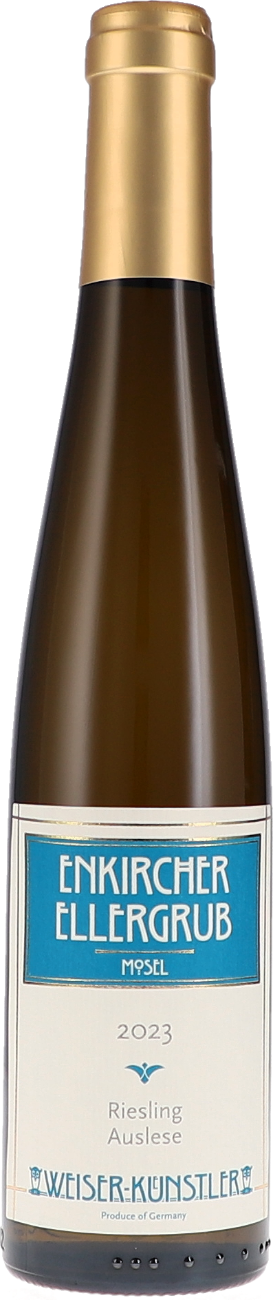 Weinflasche Weiser-Künstler Enkircher Ellergrub, Auslese, Weißwein von der Mosel