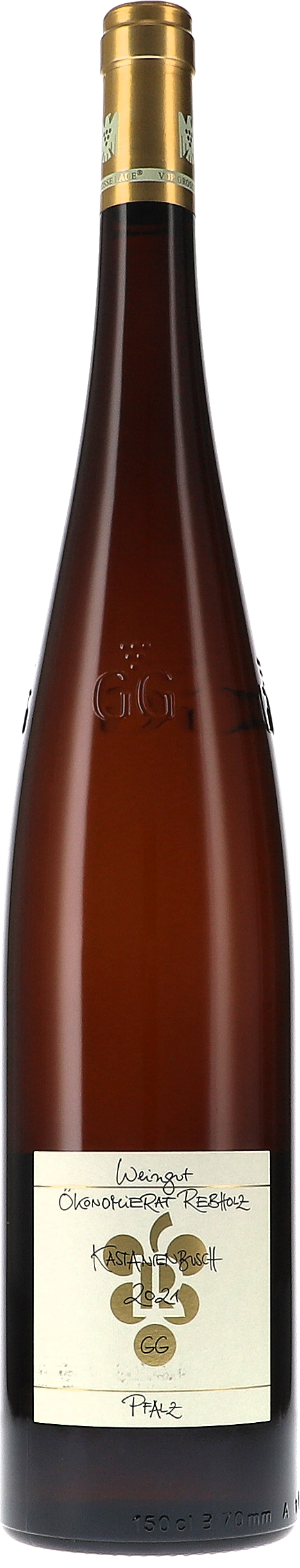 Weinflasche Ökonomierat Rebholz Kastanienbusch Riesling GG BIO, Weißwein aus der Pfalz