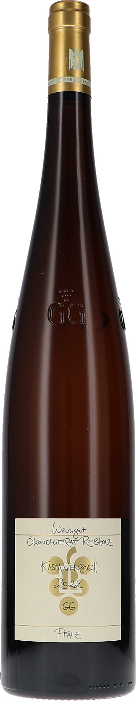Weinflasche Ökonomierat Rebholz Kastanienbusch Riesling GG BIO, Weißwein aus der Pfalz