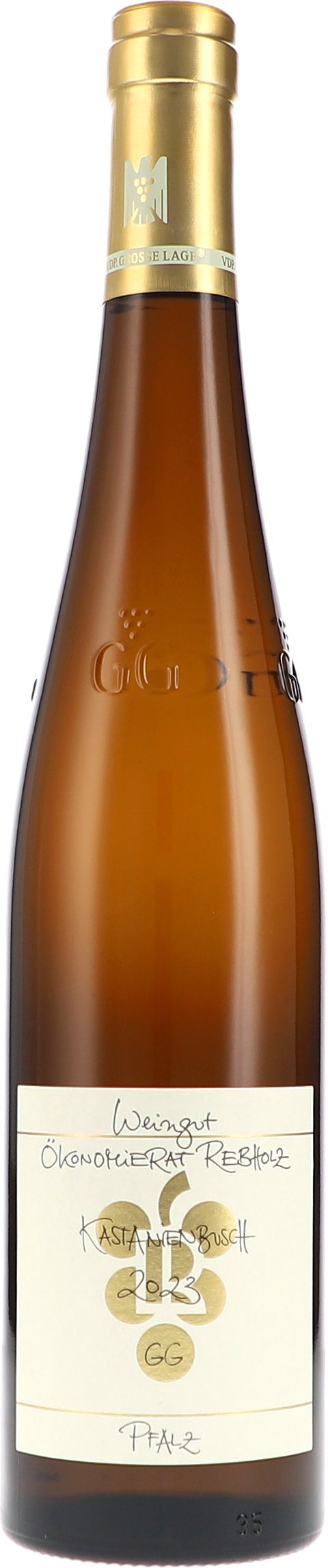 Weinflasche Ökonomierat Rebholz Kastanienbusch Riesling GG BIO, Weißwein aus der Pfalz