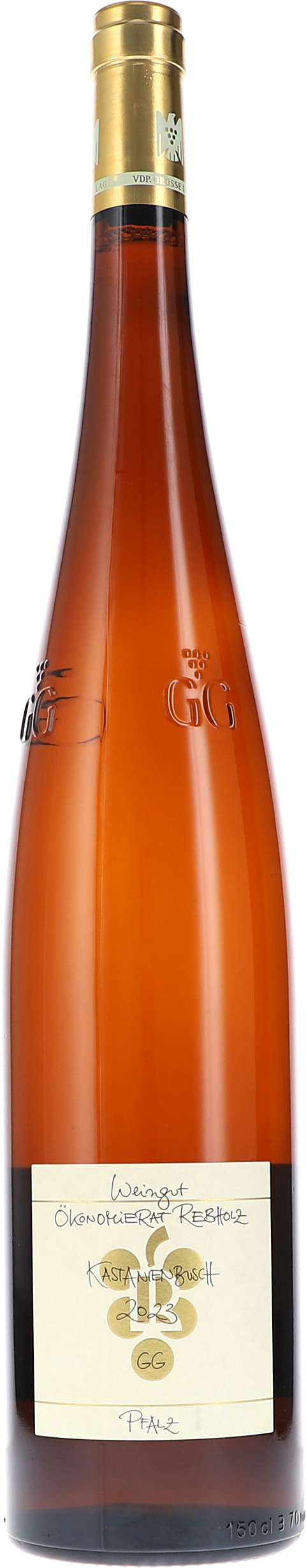 Weinflasche Ökonomierat Rebholz Kastanienbusch Riesling GG BIO, Weißwein aus der Pfalz