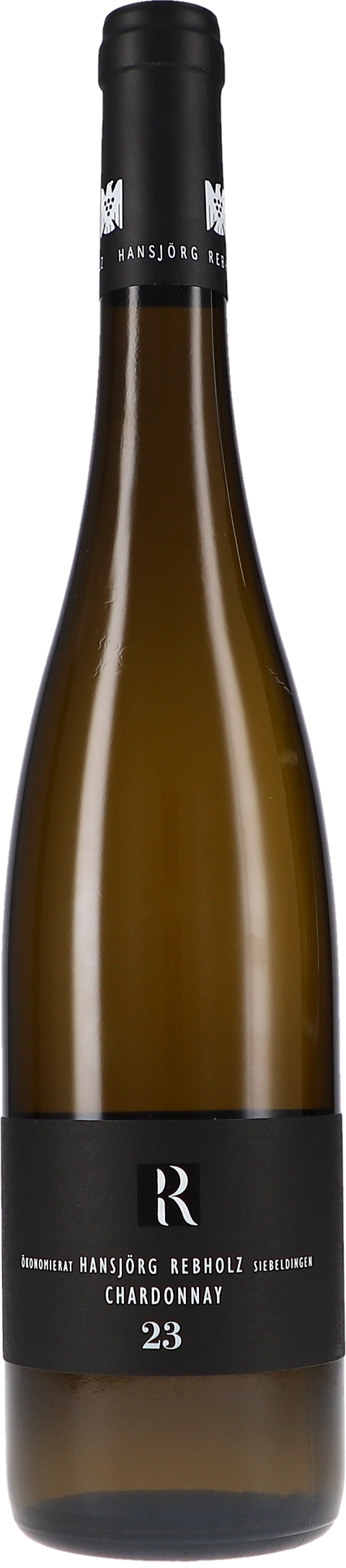Weinflasche Ökonomierat Rebholz R' Chardonnay trocken BIO, Weißwein aus der Pfalz