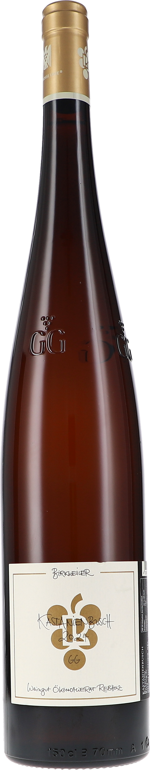Weinflasche Ökonomierat Rebholz Kastanienbusch Riesling GG BIO, Weißwein aus der Pfalz