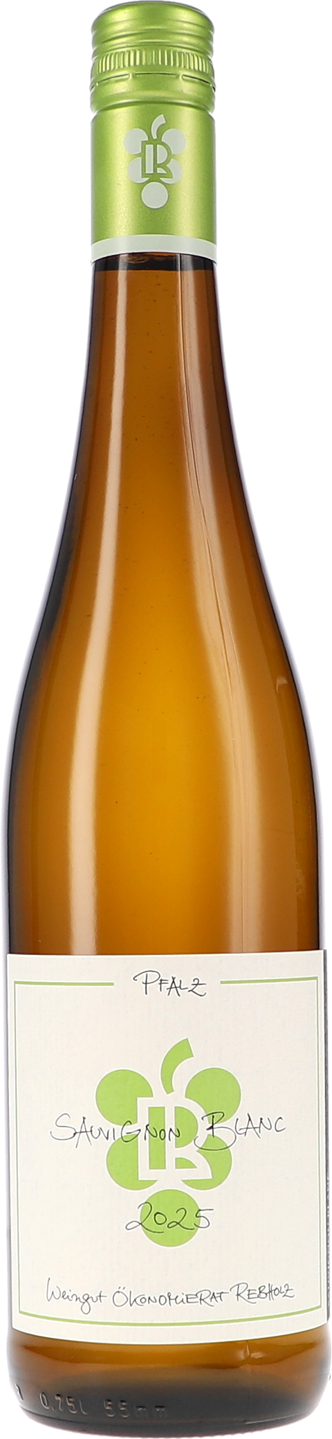 Weinflasche Ökonomierat Rebholz Sauvignon Blanc trocken BIO, Weißwein aus der Pfalz