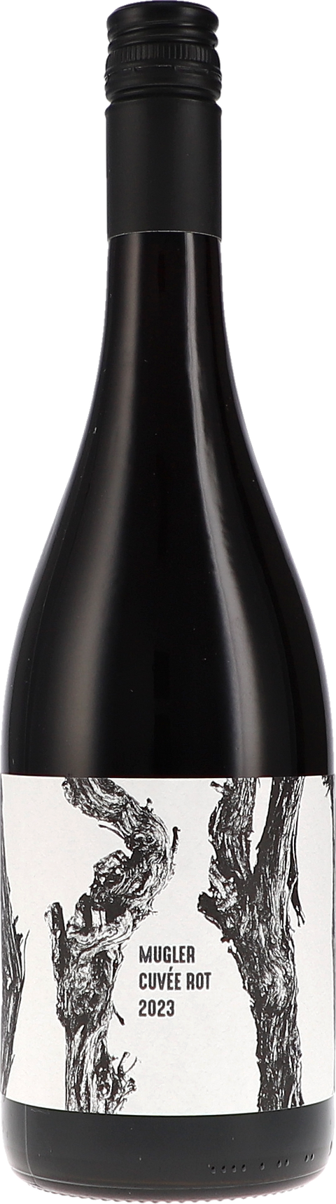 Weinflasche M. Schädler - Steffen Mugler Cuvée Rot BIO, Rotwein aus der Pfalz
