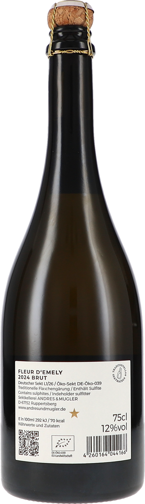 Andres&Mugler Fleur d'Emely Sekt Brut 2024 BIO