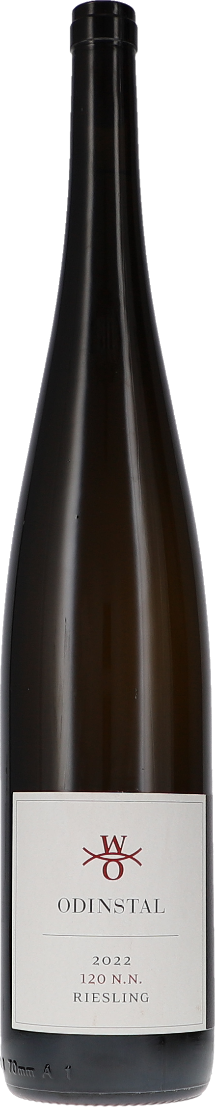 Weinflasche Odinstal Riesling 120 N.N. BIO, Weißwein aus der Pfalz