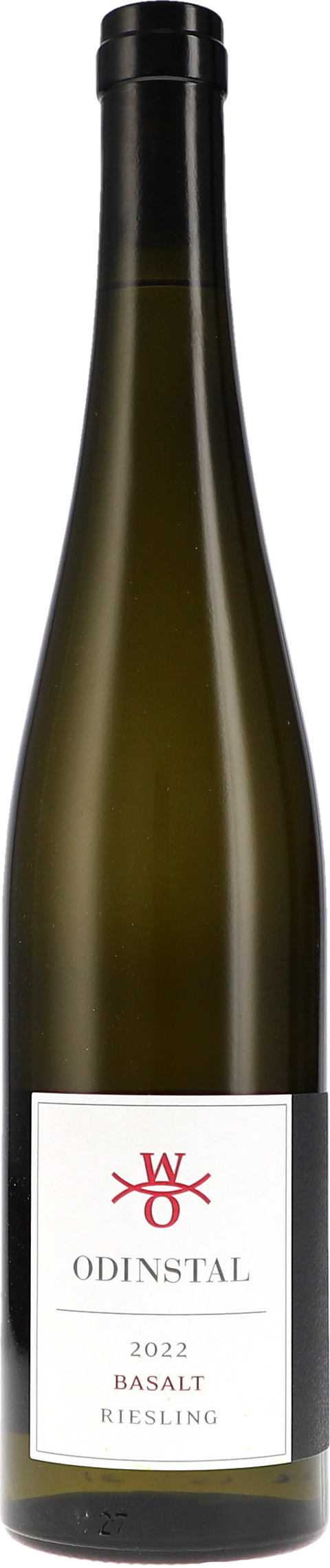 Weinflasche Odinstal Riesling Basalt BIO, Weißwein aus der Pfalz