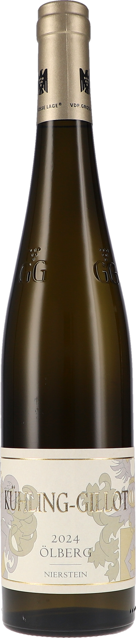 Weinflasche Kühling-Gillot Riesling Ölberg GG BIO, Weißwein aus Rheinhessen
