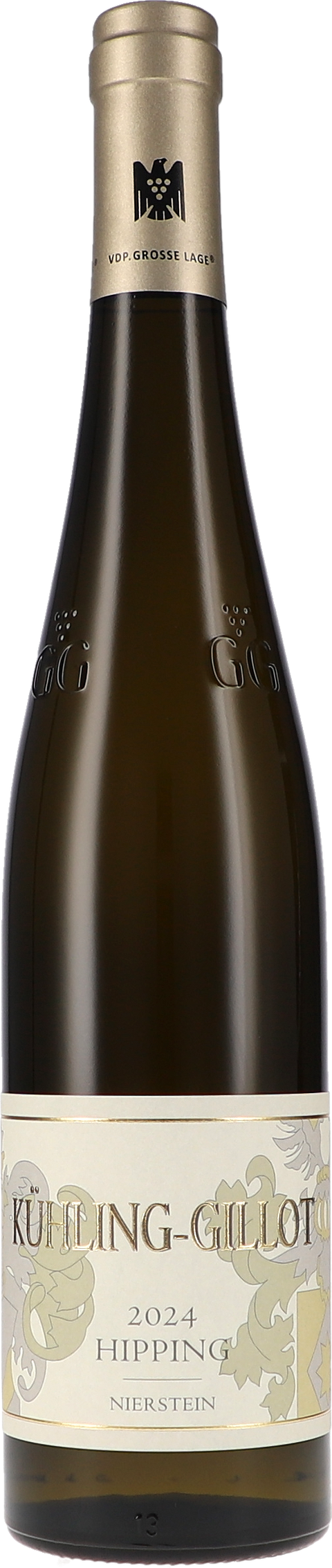 Weinflasche Kühling-Gillot Riesling Hipping GG BIO, Weißwein aus Rheinhessen