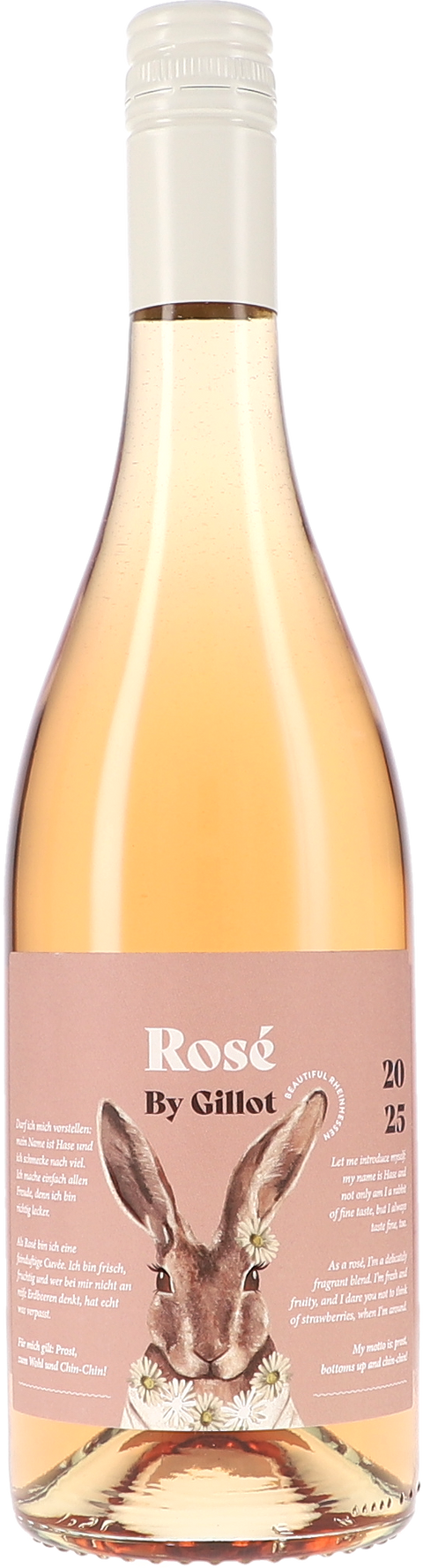 Weinflasche Kühling-Gillot „Hase“ Rosé By Gillot BIO, Roséwein aus Rheinhessen