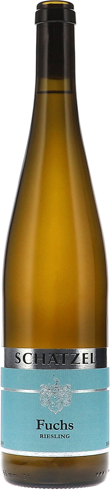 Weinflasche Schätzel Riesling „Fuchs“ BIO, Weißwein aus Rheinhessen