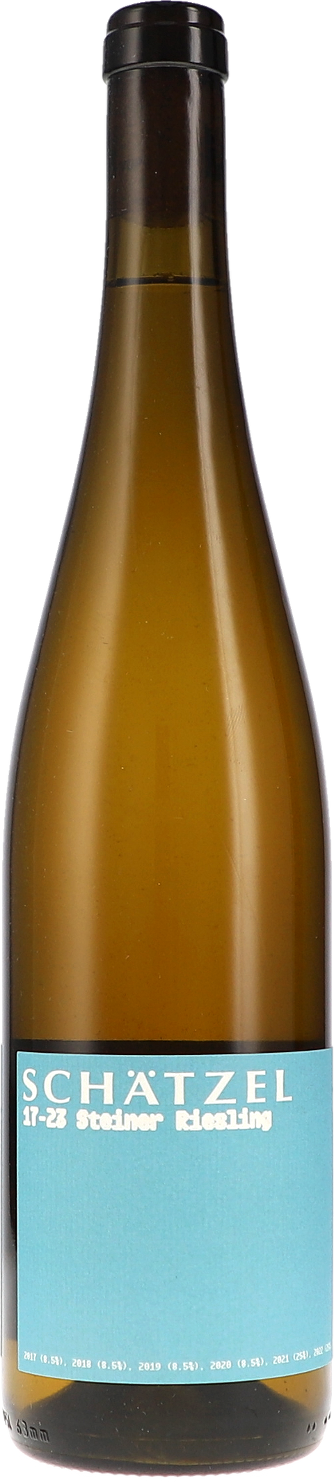 Weinflasche Schätzel Steiner Riesling 17-23, Weißwein aus Rheinhessen