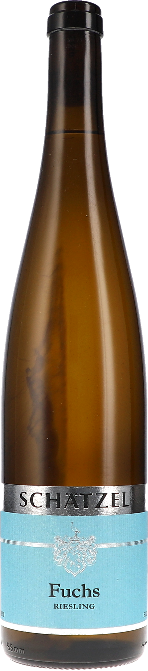 Weinflasche Schätzel Riesling „Fuchs“ BIO, Weißwein aus Rheinhessen
